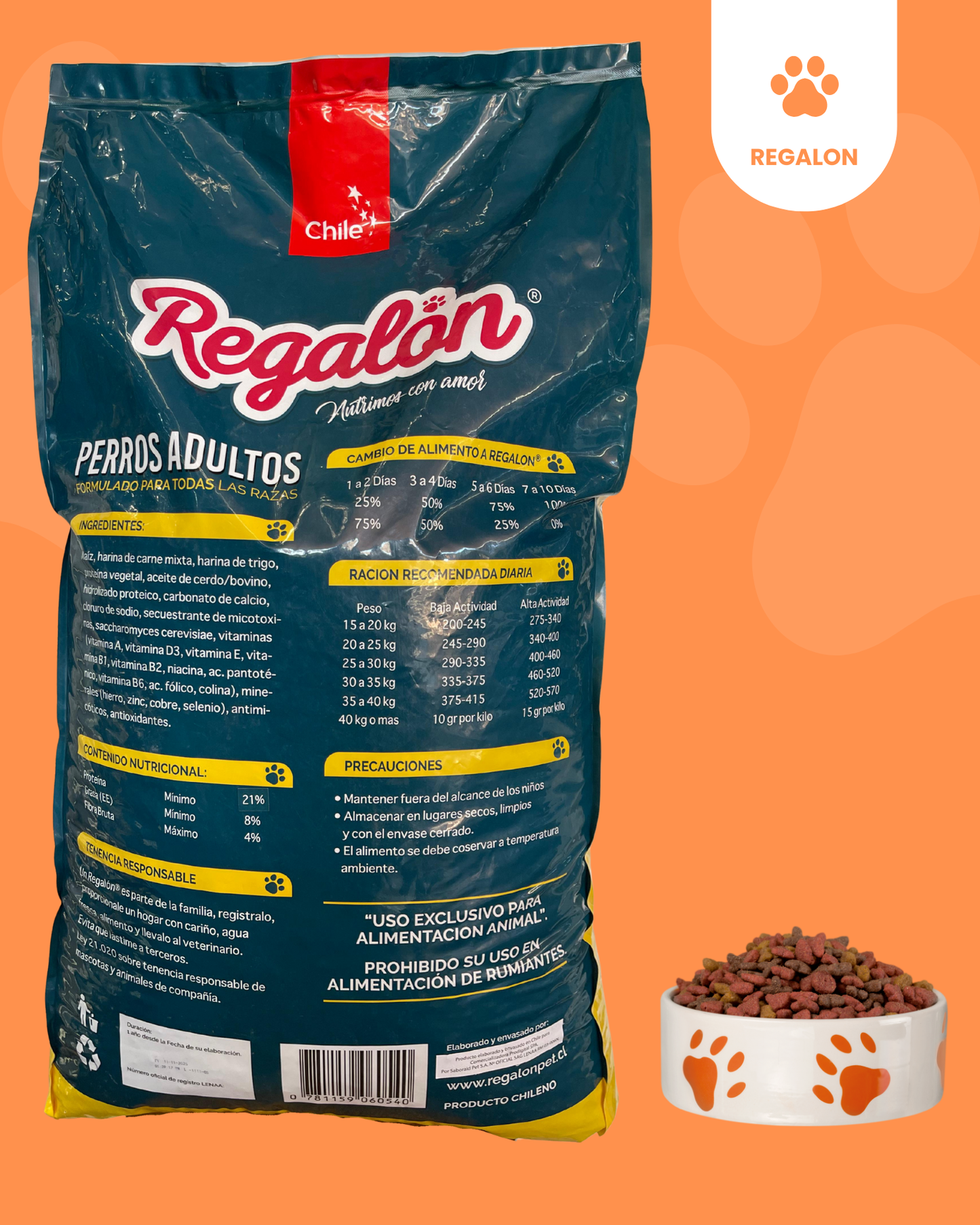 Alimento de Perro Regalón - 23kg